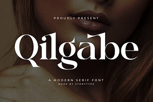 Qilgabe Modern Serif Font