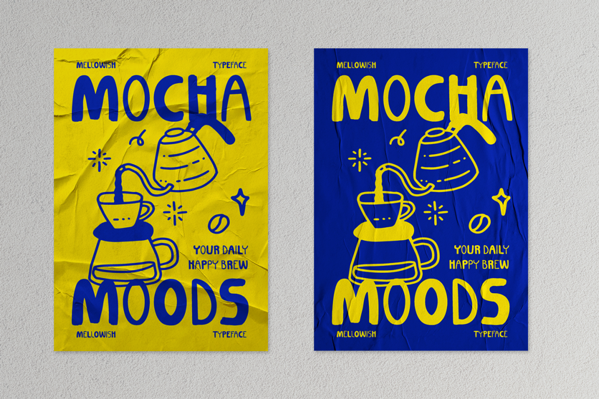 Mellowish Playful Handdrawn Font, a Font by PutraCetol Studio (Photo 4 of 5)