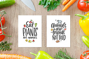Vegan&Vegetarian Overlays, an Animal Illustration by Nina's Illustration Shop (Thumbnail 8 of 9)