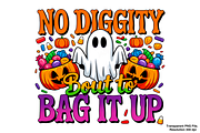 Halloween PNG, No Diggity Bout PNG, a Graphic by Clipart Bloom (Thumbnail 1 of 2)