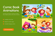 25 Animated Comic Book Illustrations, an Education Illustration by Brickclay (Thumbnail 1 of 4)