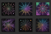 Halloween Colorful Spider Web Backgr, a Background Graphic by protabsorkar11 (Thumbnail 4 of 4)