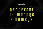 Avenacuastra, a Blackletter Font by ilhamtaro (Thumbnail 8 of 10)