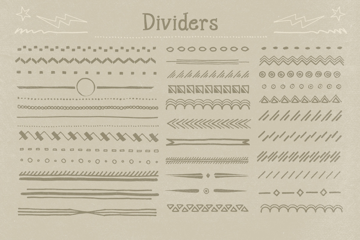290 Handwritten Decorative Shapes 06 preview 5