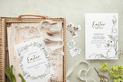 Easter rabbit hand-drawn vector set, a Decorative Illustration by AfonshinaArt (Thumbnail 13 of 15)