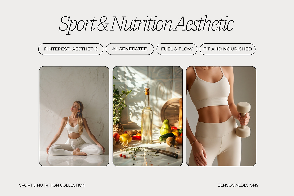 Sport & Nutrition Stock Photo Bundle, a Food & Drink Photo by ZenSocialDesigns (Photo 3 of 9)