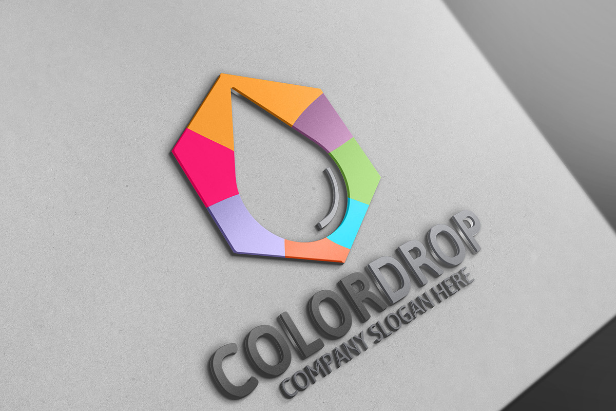 Color Drop Logo, a Branding & Logo Template by Josuf Media