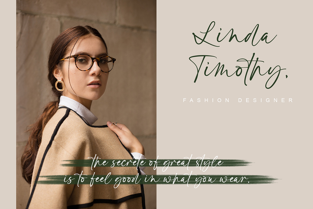 Cantiqu Stand | Handwritten Font, a Script Font by Lemonthe (Photo 3 of 6)