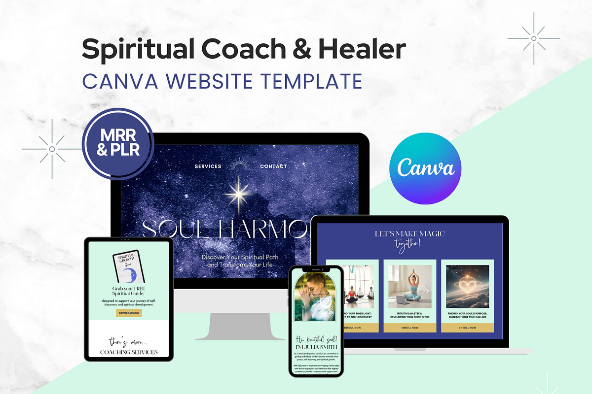 Spiritual Coach & Healer Website