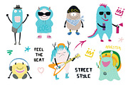 Cool Urban Monsters Vector Graphics, an Animal Illustration by sceptical cactus (Thumbnail 3 of 12)
