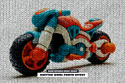 Knitted Wool Photo Effect, a Layer Style Add-On by dokudokunomi (Thumbnail 1 of 5)