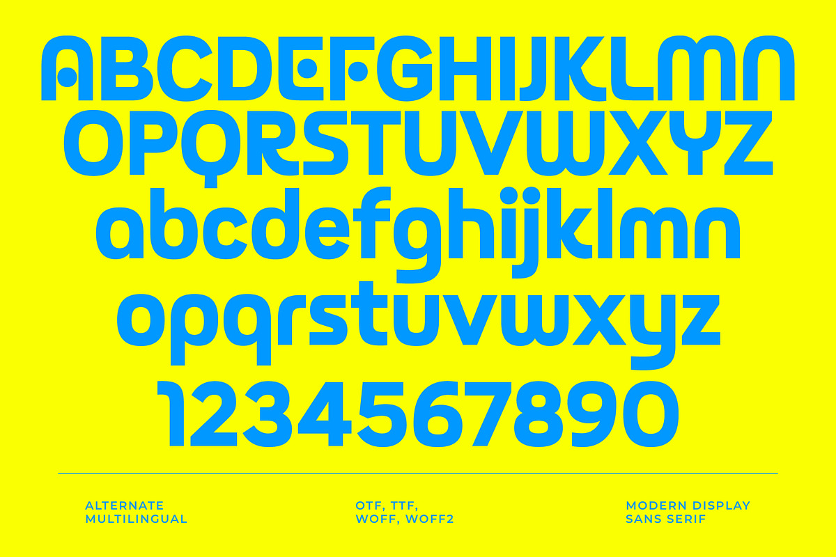 Take Yours Modern Display Sans Serif, a Font by Jaruka (Photo 3 of 11)
