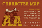 Redtown - Western Typeface, a Slab Serif Font by Burntilldead (Thumbnail 2 of 11)