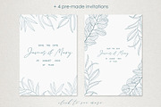 Eucalyptus Leaves Line Art Clipart, an Illustration by ElenKoss (Thumbnail 3 of 12)
