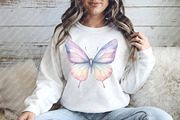 Glitter Butterfly Sublimation Clipar, an Illustration by Watercolor design (Thumbnail 9 of 13)