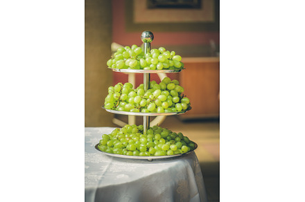 Green grapes on the table, rustic, a Food & Drink Photo by Beautiful things