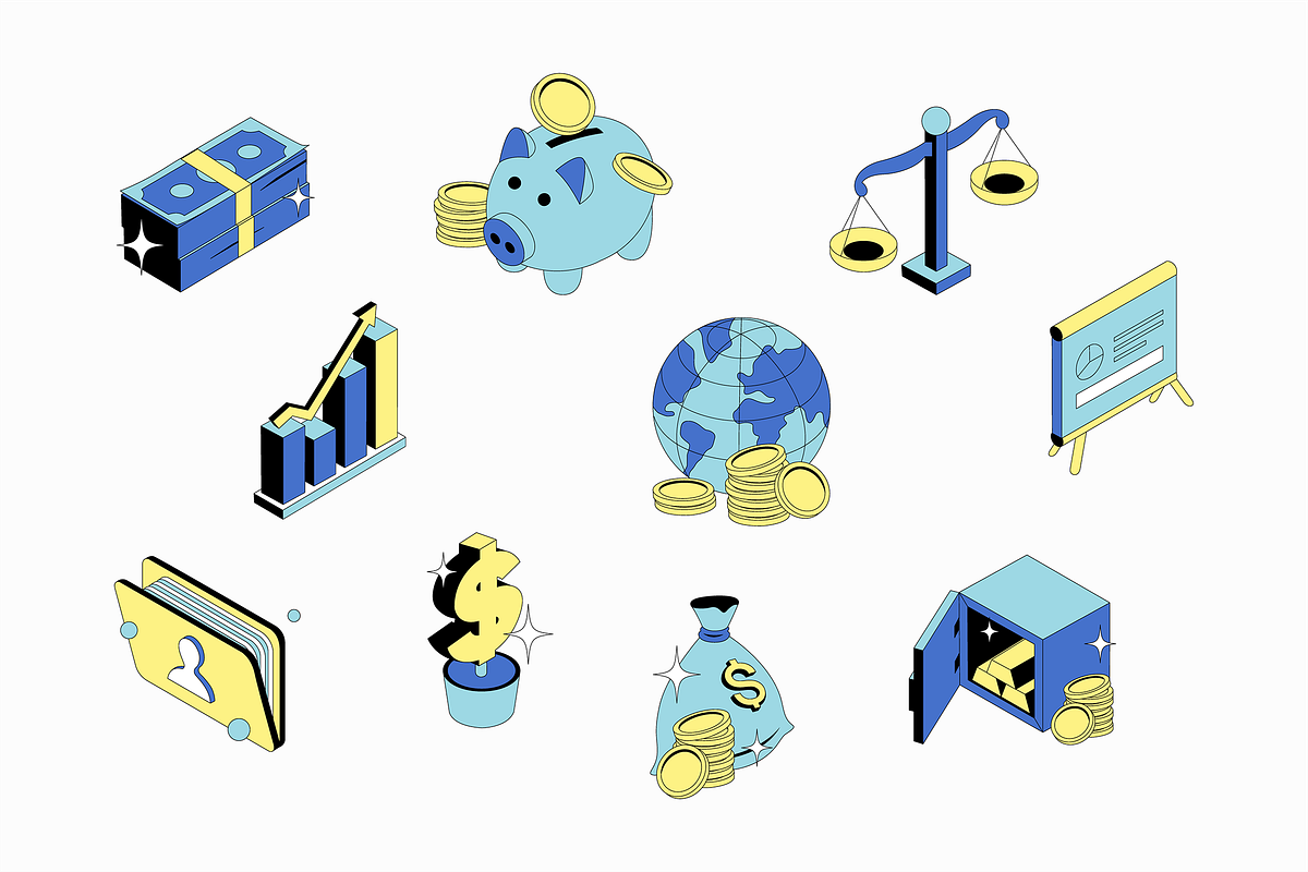 Fintech Illustration, an Object Graphic by Jump Studio (Photo 4 of 4)