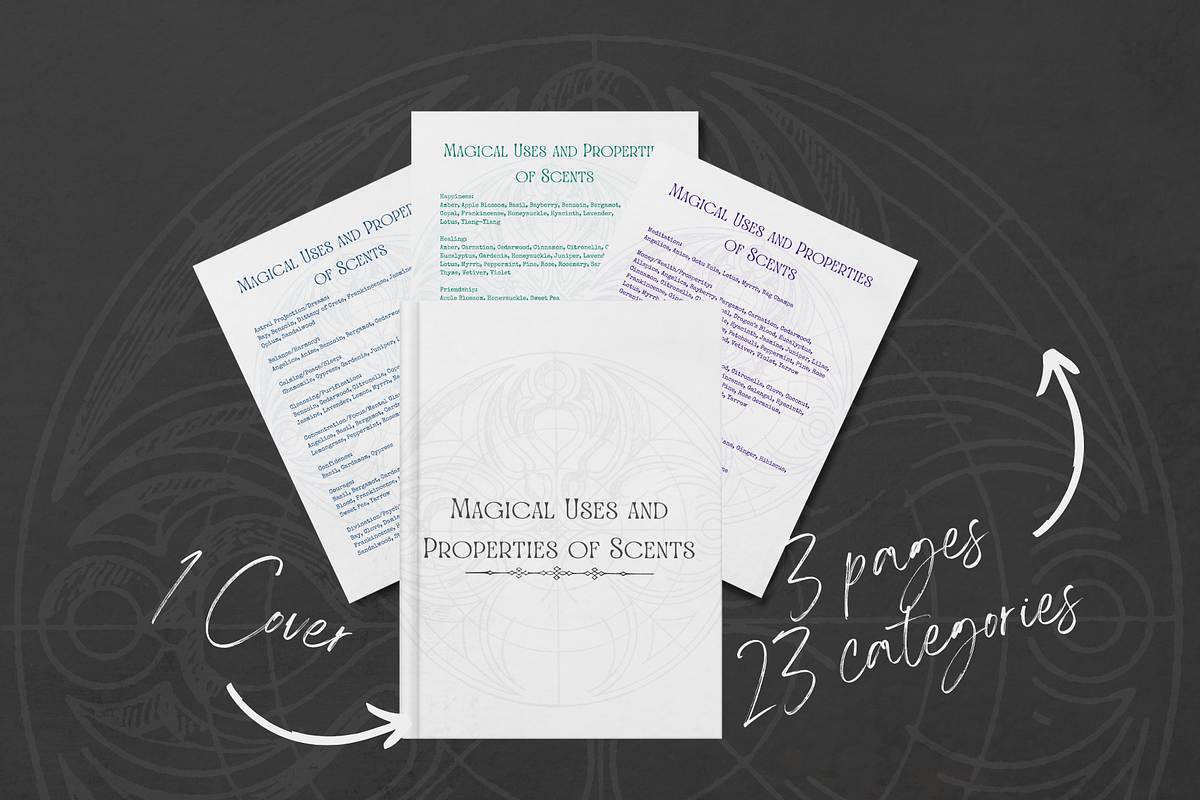 Grimoire - Book of Shadows - Scents 2 preview 2