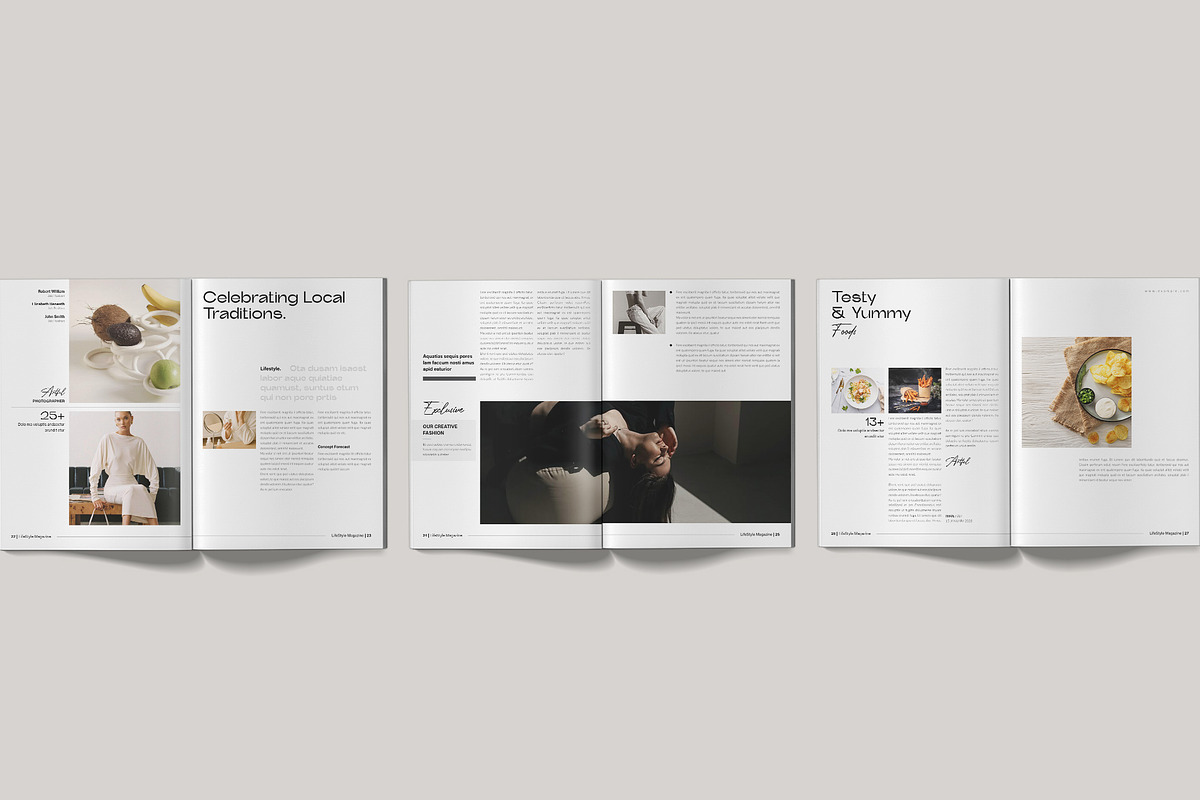 The Lifestyle Magazine Template, a Magazine Template by TemplateFolio-Shop (Photo 10 of 16)