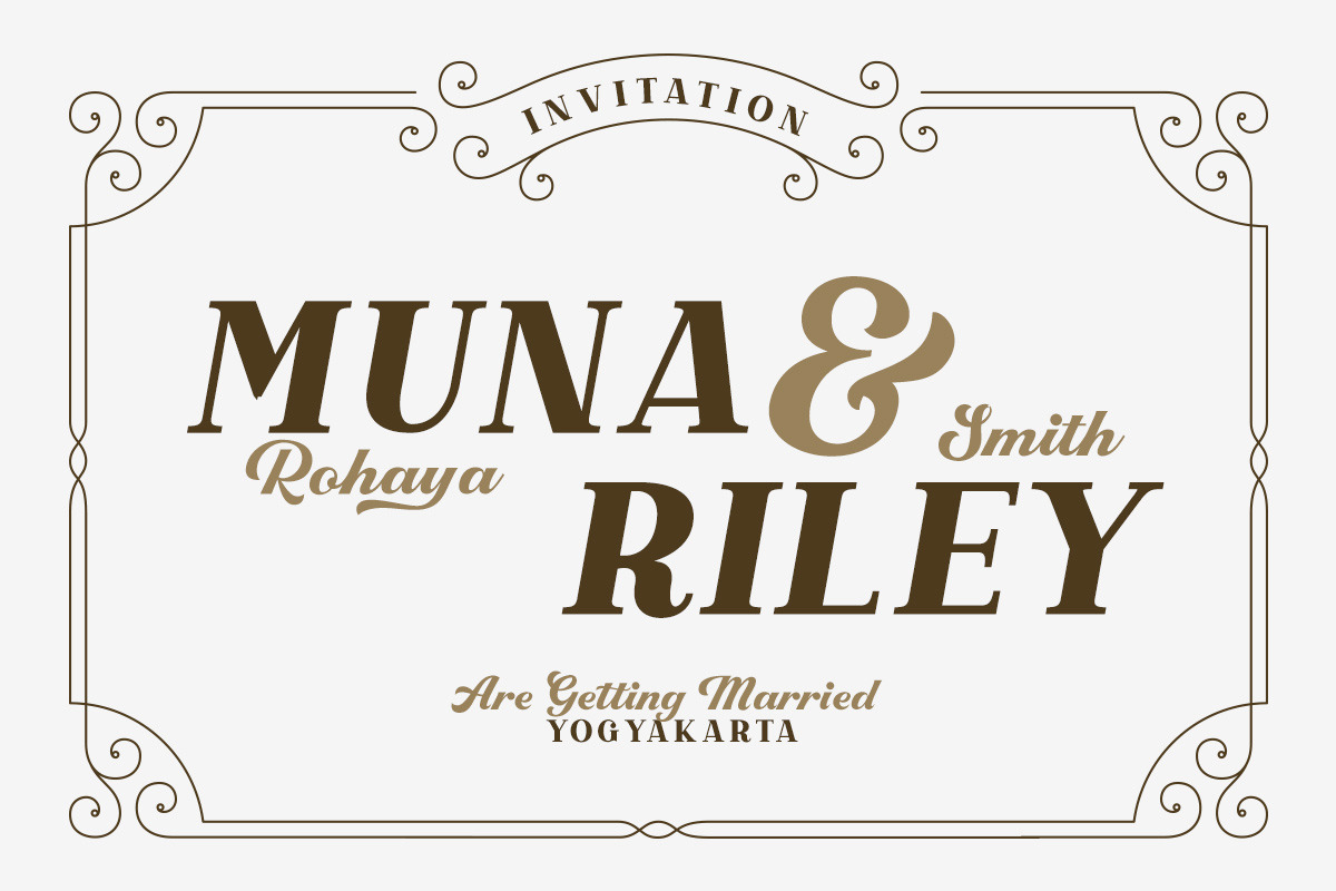 Righton - Script & Serif Font Duo preview 5