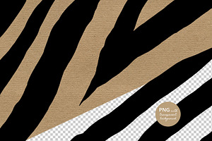 Zebra Seamless Vector Pattern