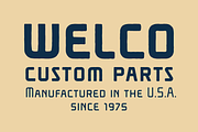 WELCO, a Sans Serif Font by SAMPLE (Thumbnail 3 of 4)