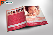 Funeral Program 04 Feminine Smile, a Brochure Template by SeraphimChris (Thumbnail 1 of 8)