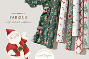 Watercolor Whimsical Christmas Set, a Decorative Illustration by Carol Lozove (Thumbnail 20 of 44)