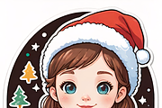Christmas Girls with Hot Chocolate, an Illustration by ETARA by Mea Hau (Thumbnail 5 of 9)