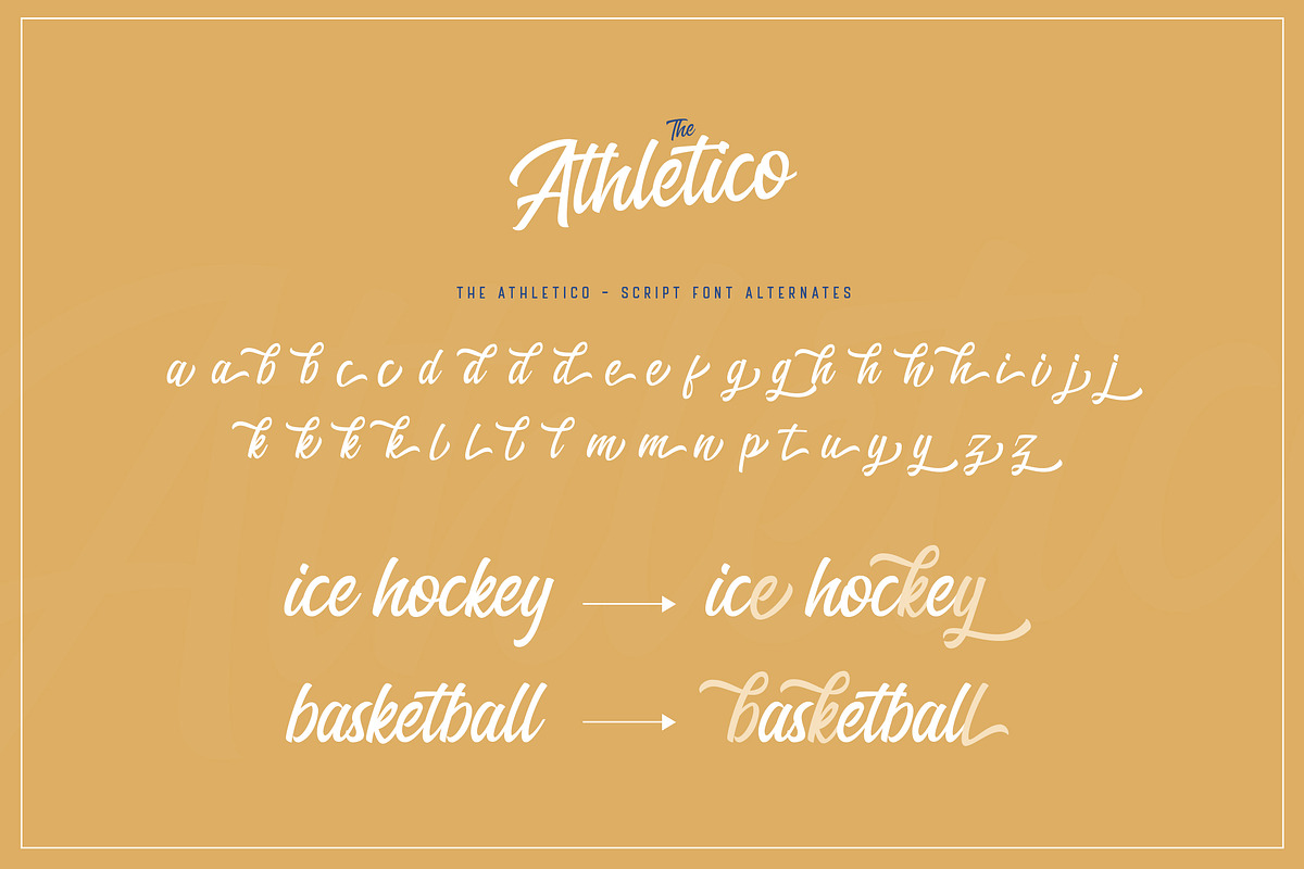 The Athletico Font Duo, a Script Font by Salt & Pepper Designs