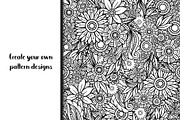 Floral Doodles Collection, a Decorative Illustration by Elinorka (Thumbnail 10 of 14)