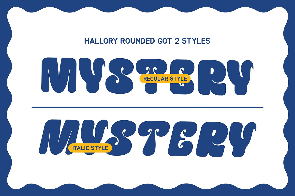 Hallory Rounded, a Sans Serif Font by Craft Supply Co. (Photo 2 of 8)
