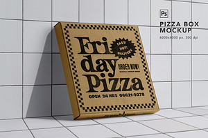 Pizza Box Mockup