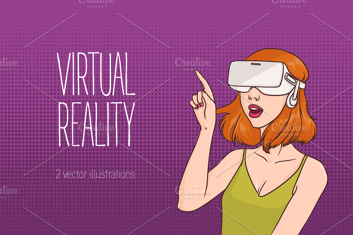 Concept of virtual reality, a Person Illustration by Good Studio (Photo 1 of 3)
