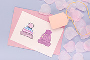 13 Knitted Beanie Hats, an Illustration by jongcreative (Thumbnail 2 of 4)