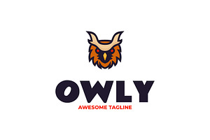 Owly Simple Mascot Logo, a Branding & Logo Template by Artnivora.Std