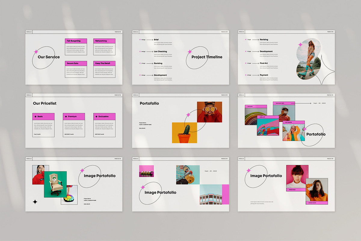 Nebulla InDesign, a Presentation Template by Visuel Colonie® (Photo 7 of 8)