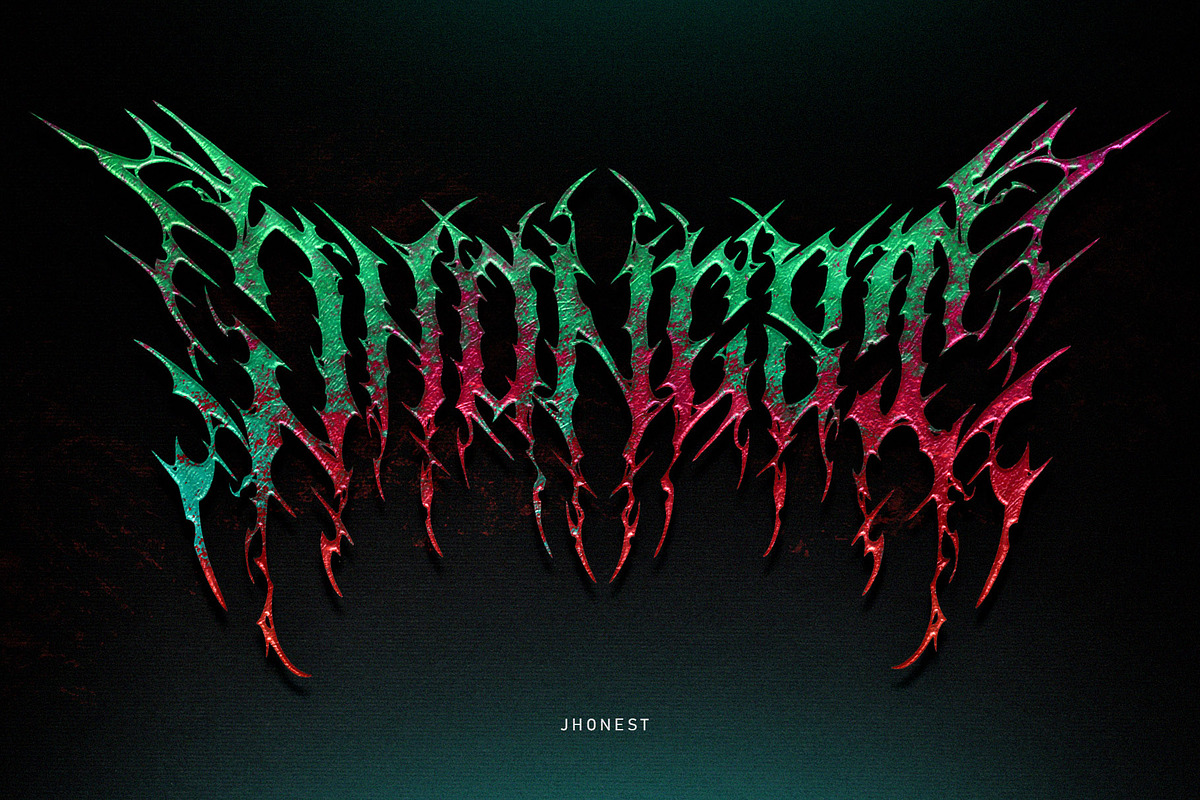 Meswady | Metal Font, a Blackletter Font by WingBuk (Photo 4 of 14)