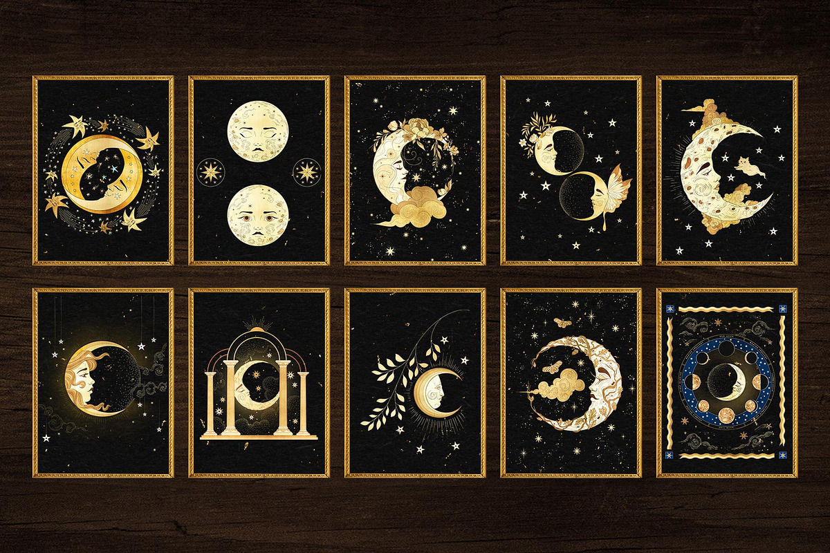 Cocorrina The Moon Collection, an Illustration by Cocorrina (Photo 10 of 12)