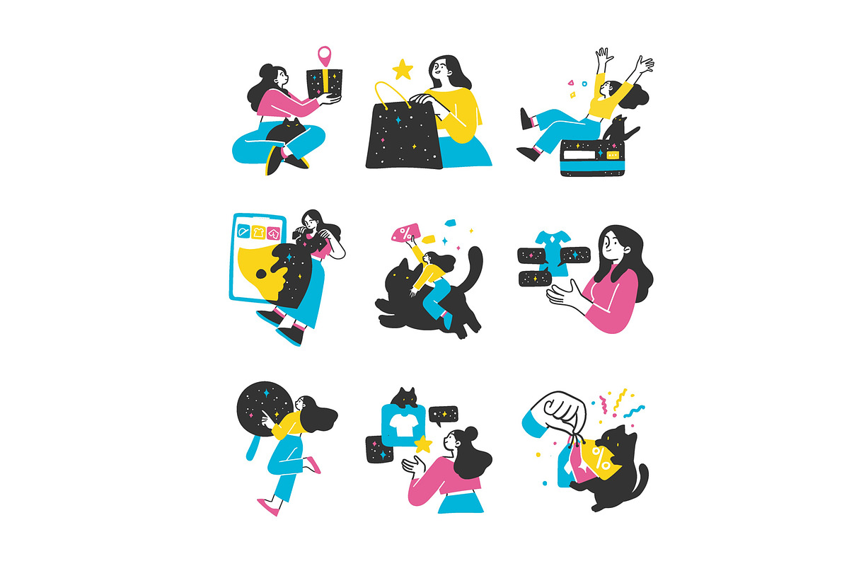 Online Shopping illustrations, a Finance Illustration by StonePic (Photo 2 of 3)