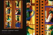 Vintage Film Strip Contact Sheet, a Social Media Template by DesignerCandies (Thumbnail 1 of 5)