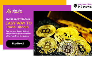 Cryptocurrency Facebook Ad Banners