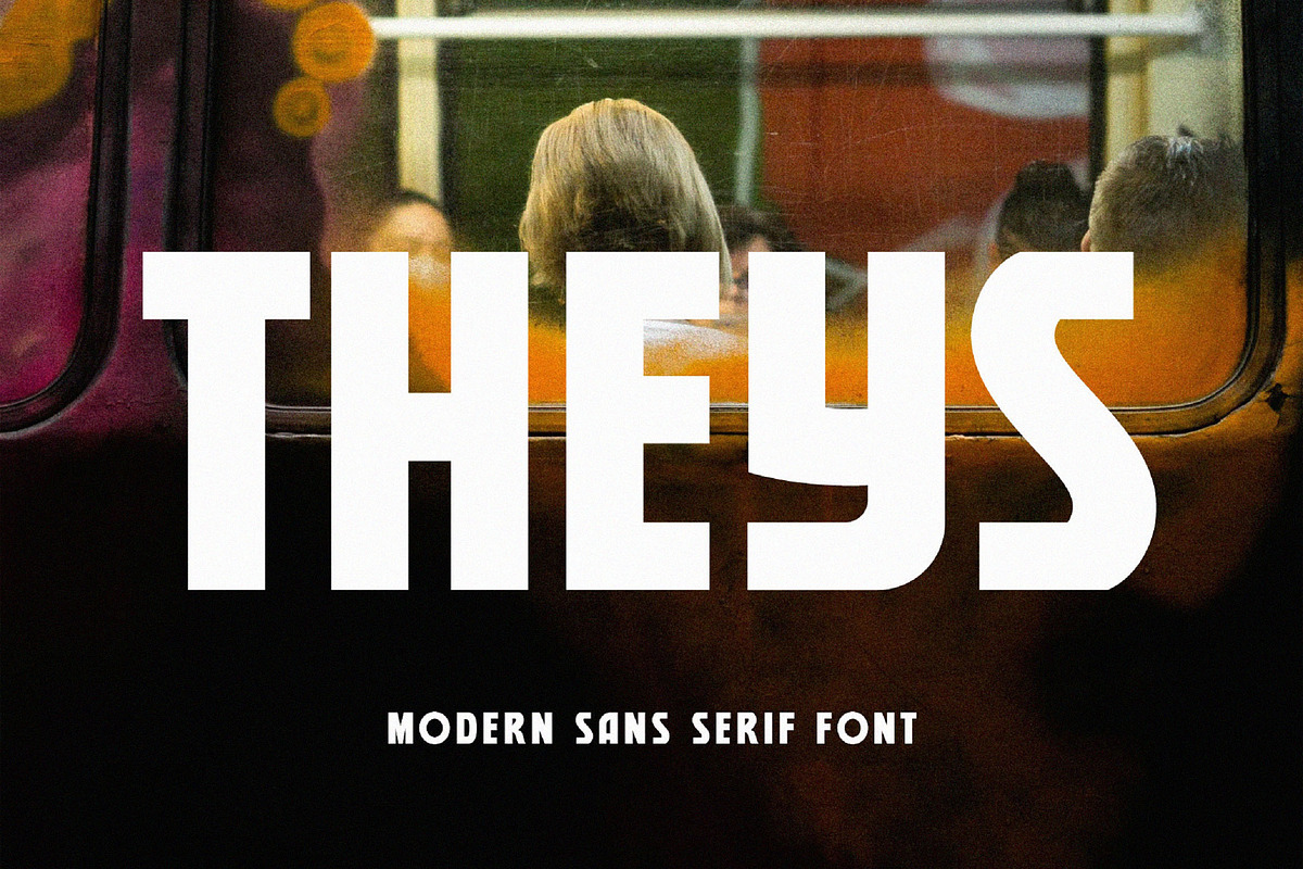 Theys - Modern Sans Serif Font, a Sans Serif Font by TypeLogue (Photo 1 of 5)