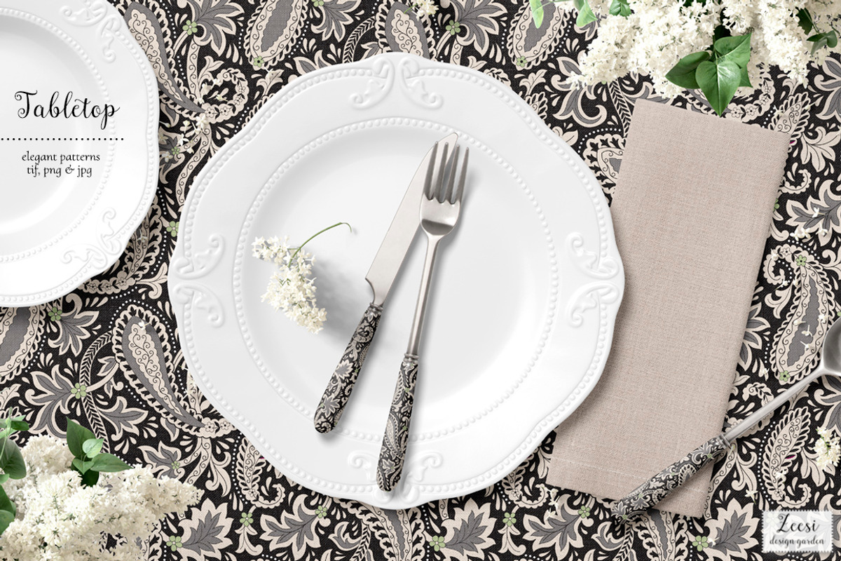 Olivia Paisley Pattern & Motifs, a Pattern Graphic by Zeesi Design Garden (Photo 3 of 11)