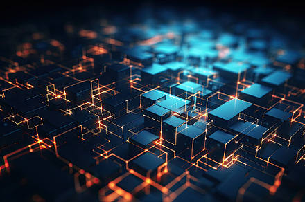 Abstract technological background wi, a Photo by Iftikhar Alam