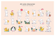 pretty bunny kit, an Animal Illustration by Funnystore (Thumbnail 2 of 17)