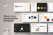 Pitch-Deck Presentation Template, a Templates & Theme by Slide_Genius1 (Thumbnail 1 of 6)