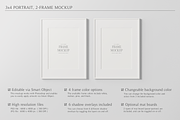 3x4 Portrait, 2 Frame Mockup, a Household Mockup by Lelu Art Design (Thumbnail 6 of 11)