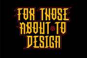 Judas Blackletter Display Font, a Blackletter Font by Fried Design Company (Thumbnail 9 of 15)