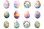 Easter Egg Clipart, an Illustration by Designking (Thumbnail 5 of 5)
